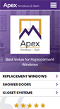 Mobile Screenshot of apexwindowsandbath.com